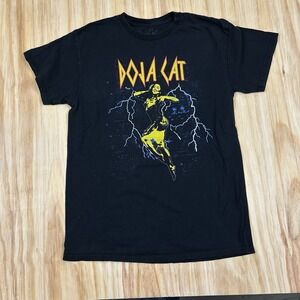 Doja Cat Lightning Planet Her Black Short Sleeve T Shirt Size M Led Zepplin vibe